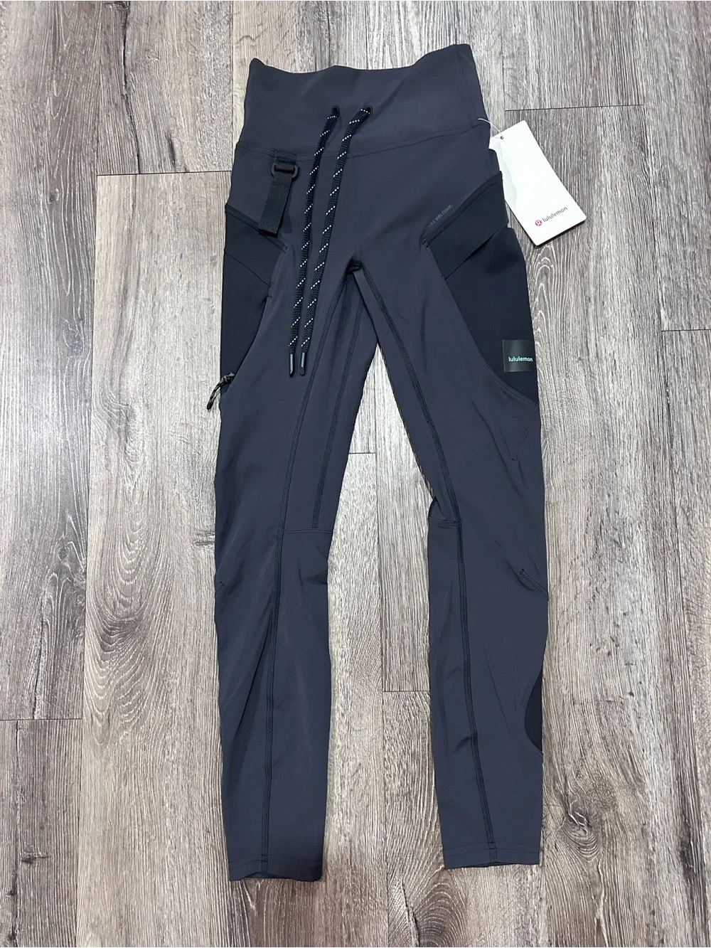 lululemon athletica Black Cargo High-Rise Leggings